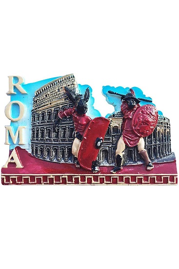 rome colosseum fridge magnet