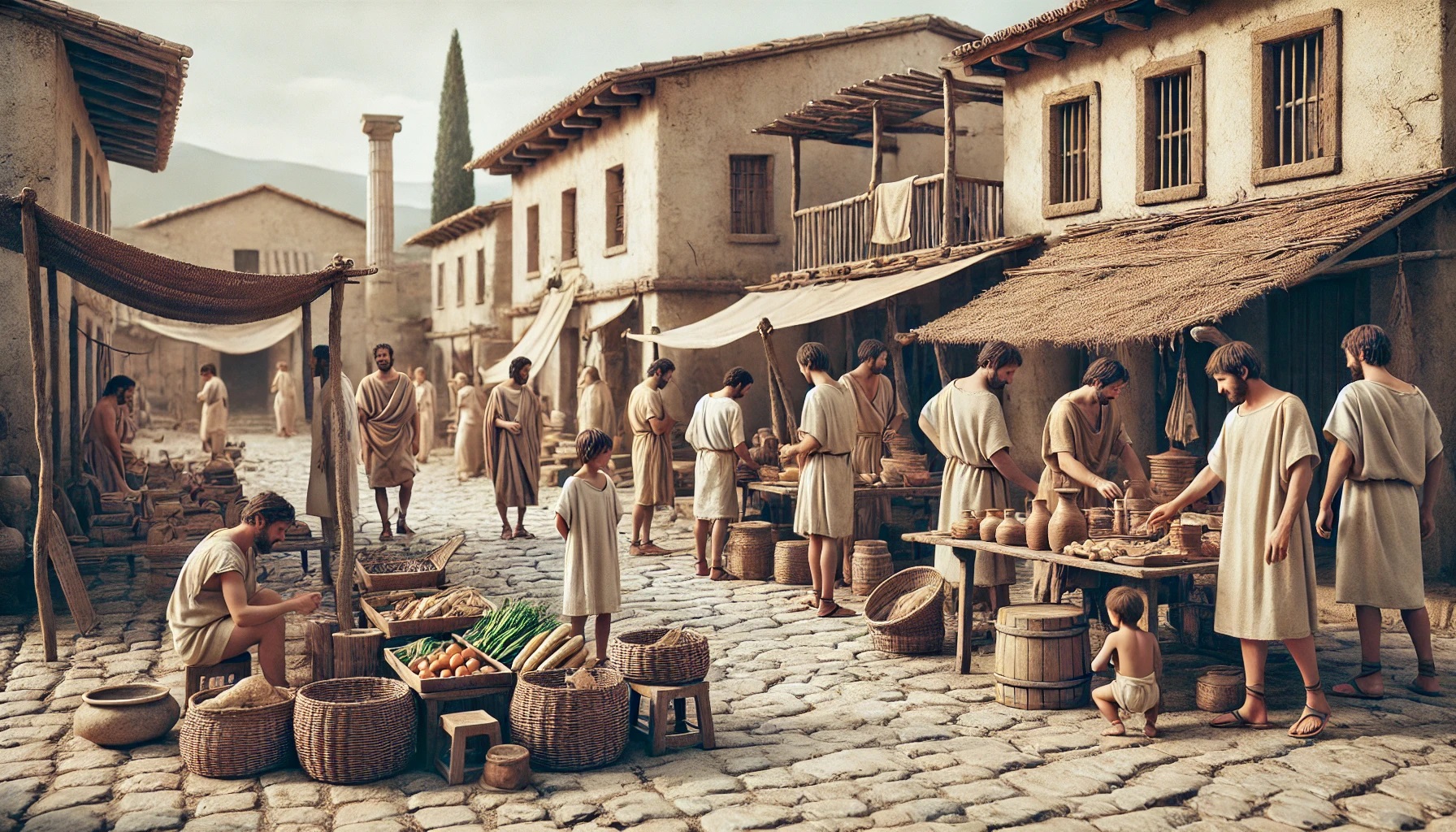 ancient roman market