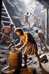 ancient roman slaves small