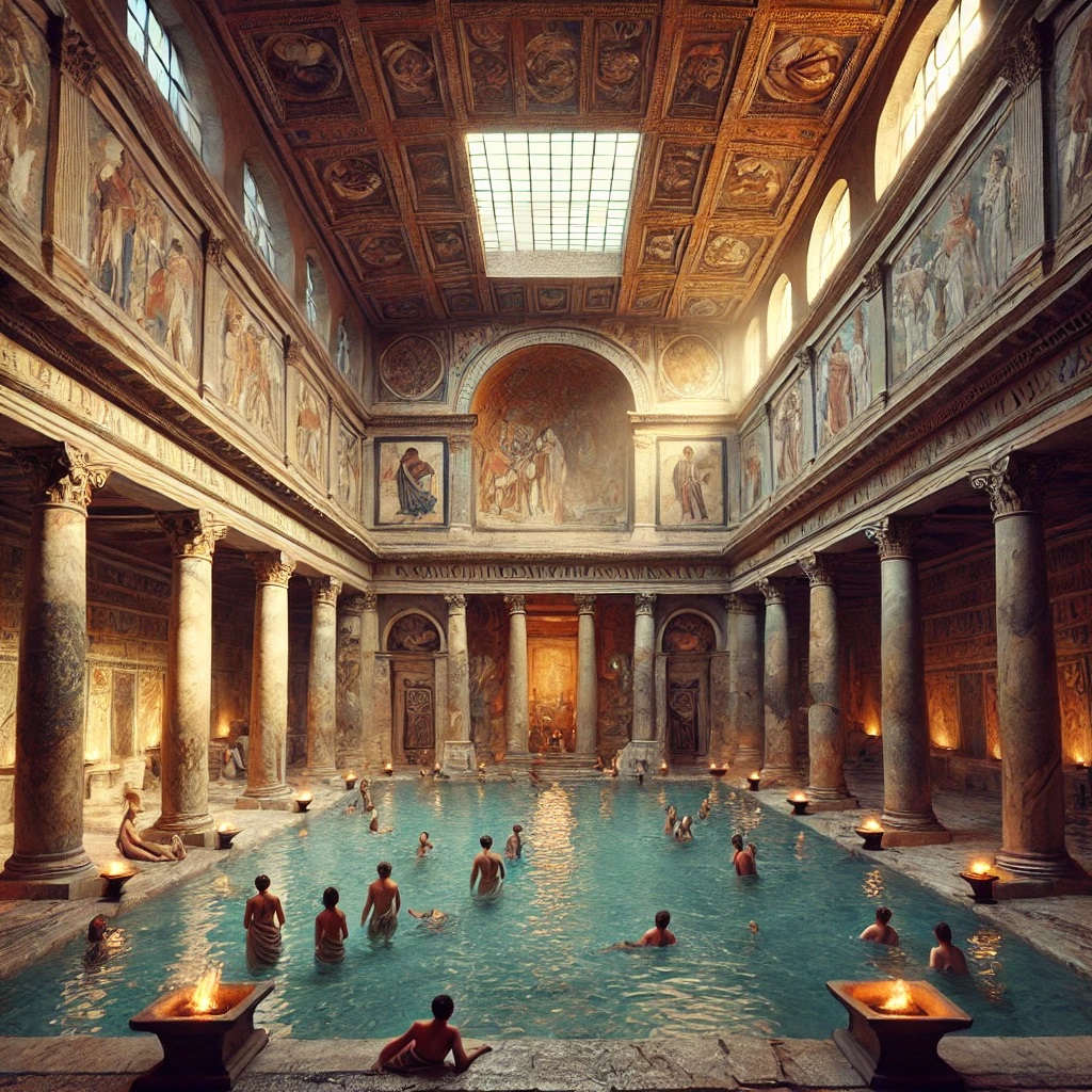 baths of trajan representation