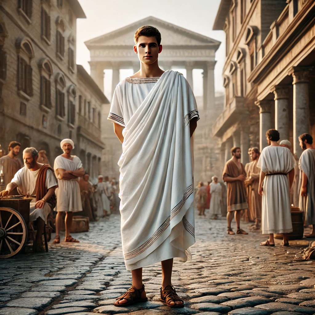 young roman citizen